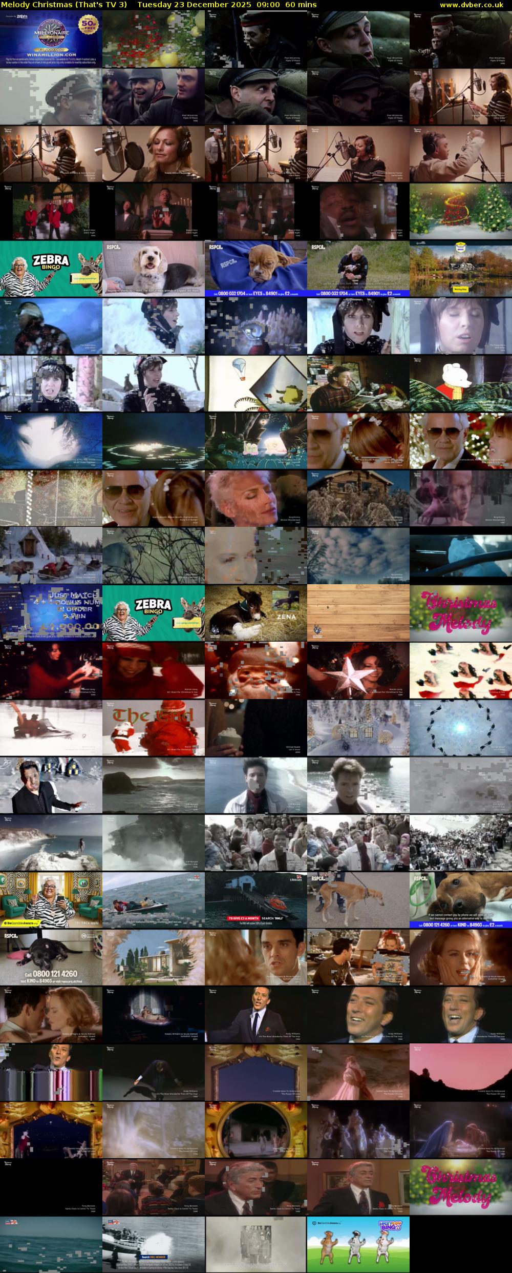 Melody Christmas (That's TV 3) Tuesday 23 December 2025 09:00 - 10:00