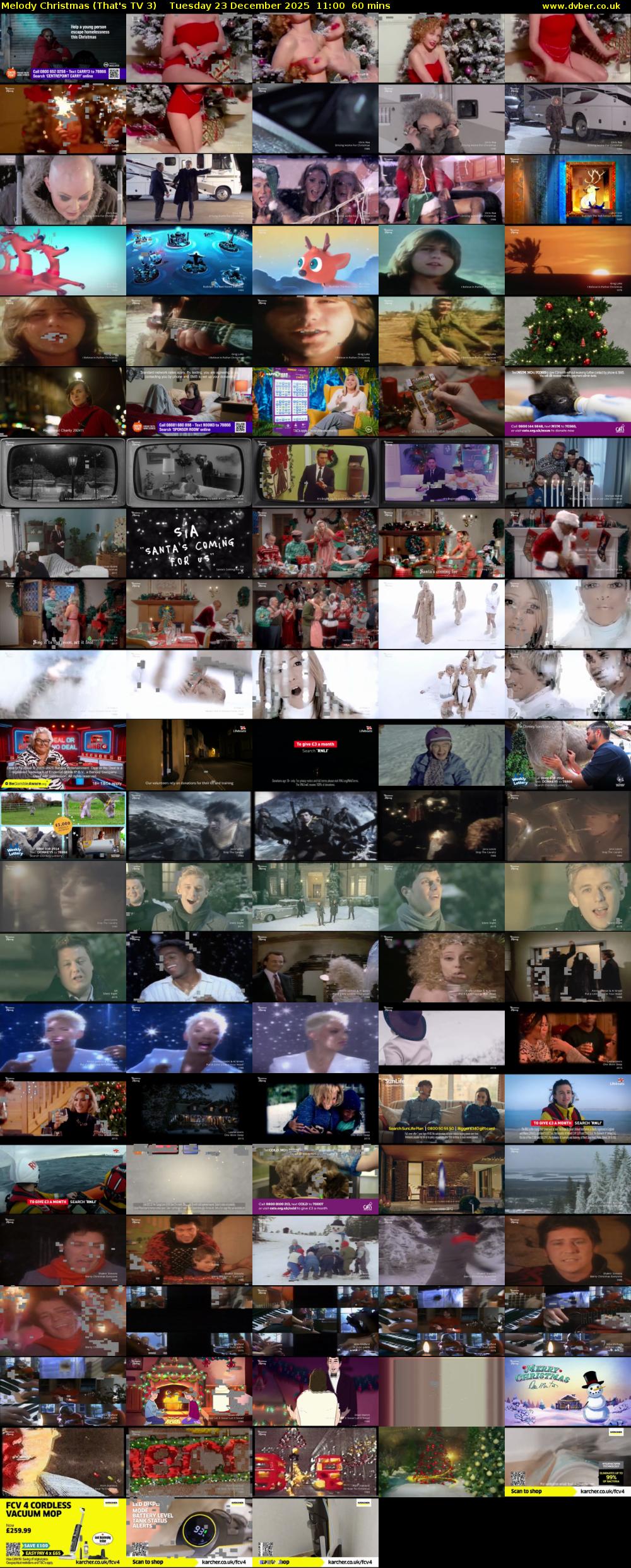 Melody Christmas (That's TV 3) Tuesday 23 December 2025 11:00 - 12:00