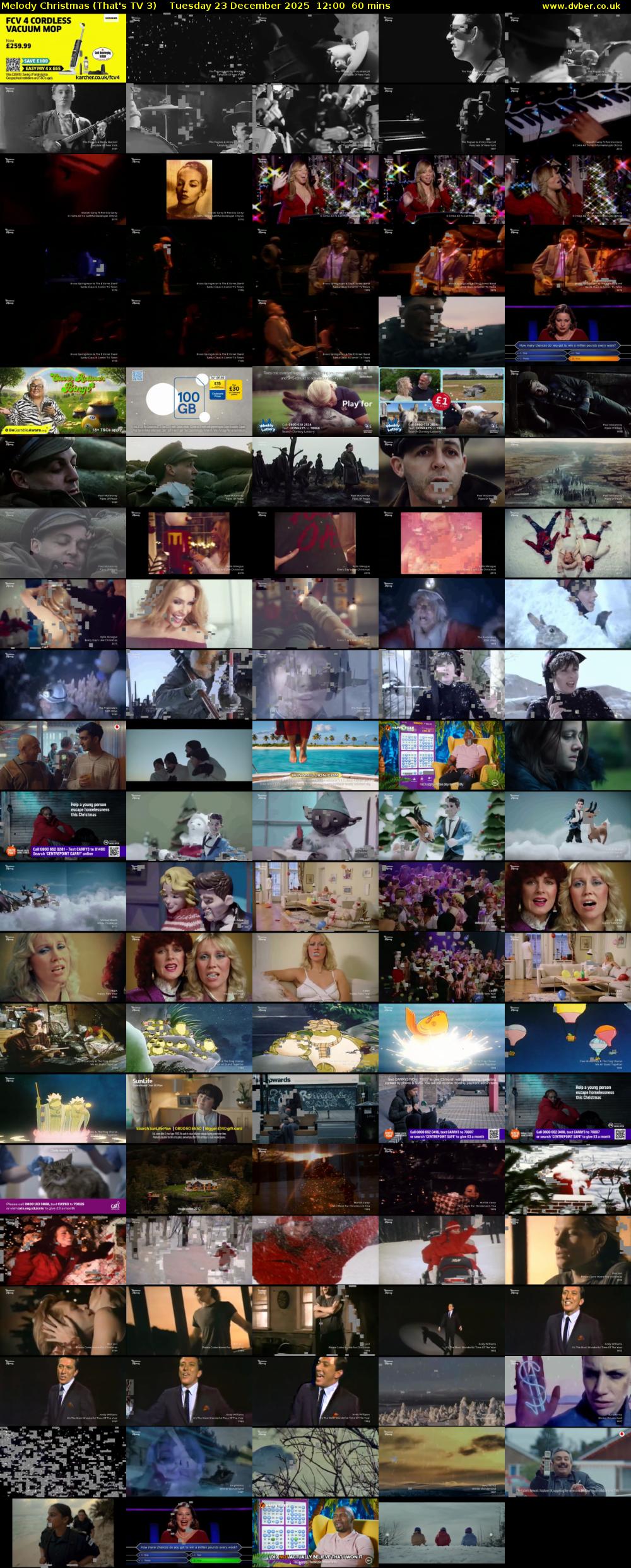 Melody Christmas (That's TV 3) Tuesday 23 December 2025 12:00 - 13:00