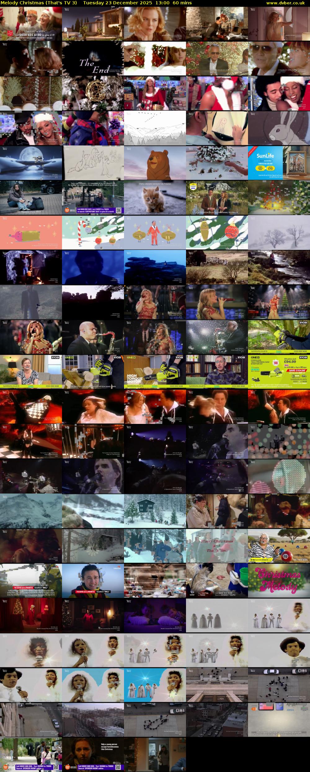 Melody Christmas (That's TV 3) Tuesday 23 December 2025 13:00 - 14:00