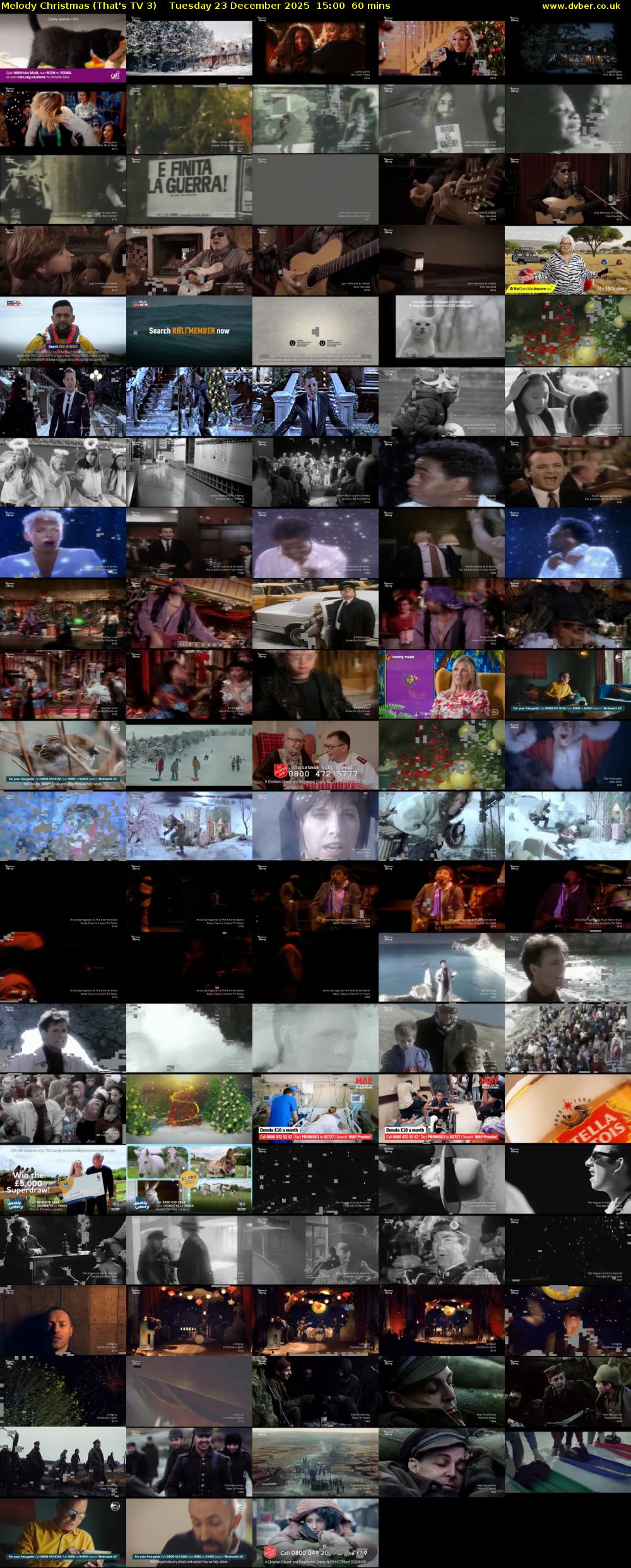 Melody Christmas (That's TV 3) Tuesday 23 December 2025 15:00 - 16:00