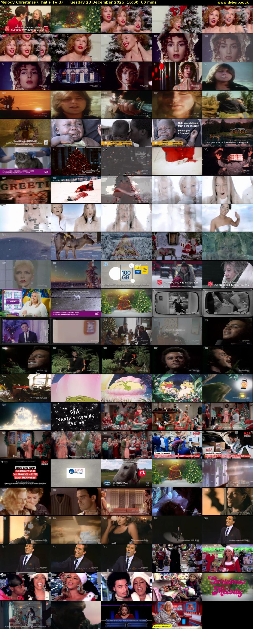 Melody Christmas (That's TV 3) Tuesday 23 December 2025 16:00 - 17:00