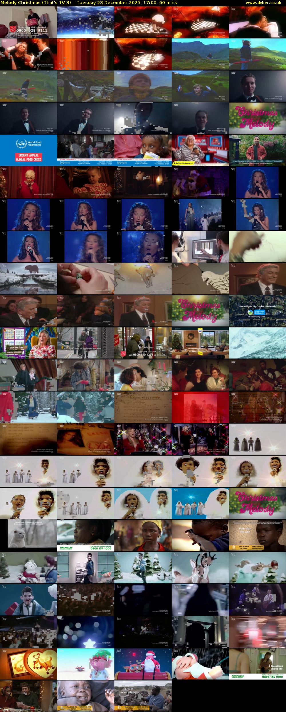 Melody Christmas (That's TV 3) Tuesday 23 December 2025 17:00 - 18:00