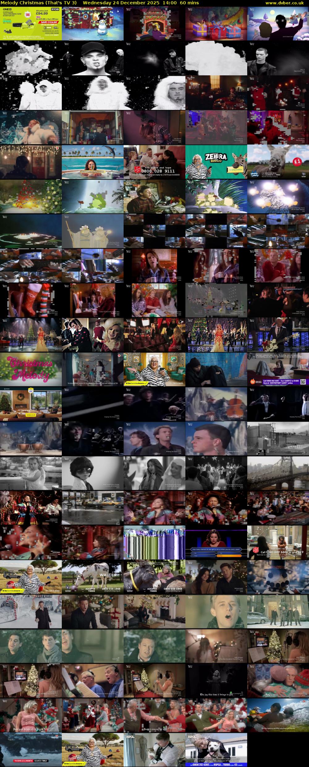 Melody Christmas (That's TV 3) Wednesday 24 December 2025 14:00 - 15:00