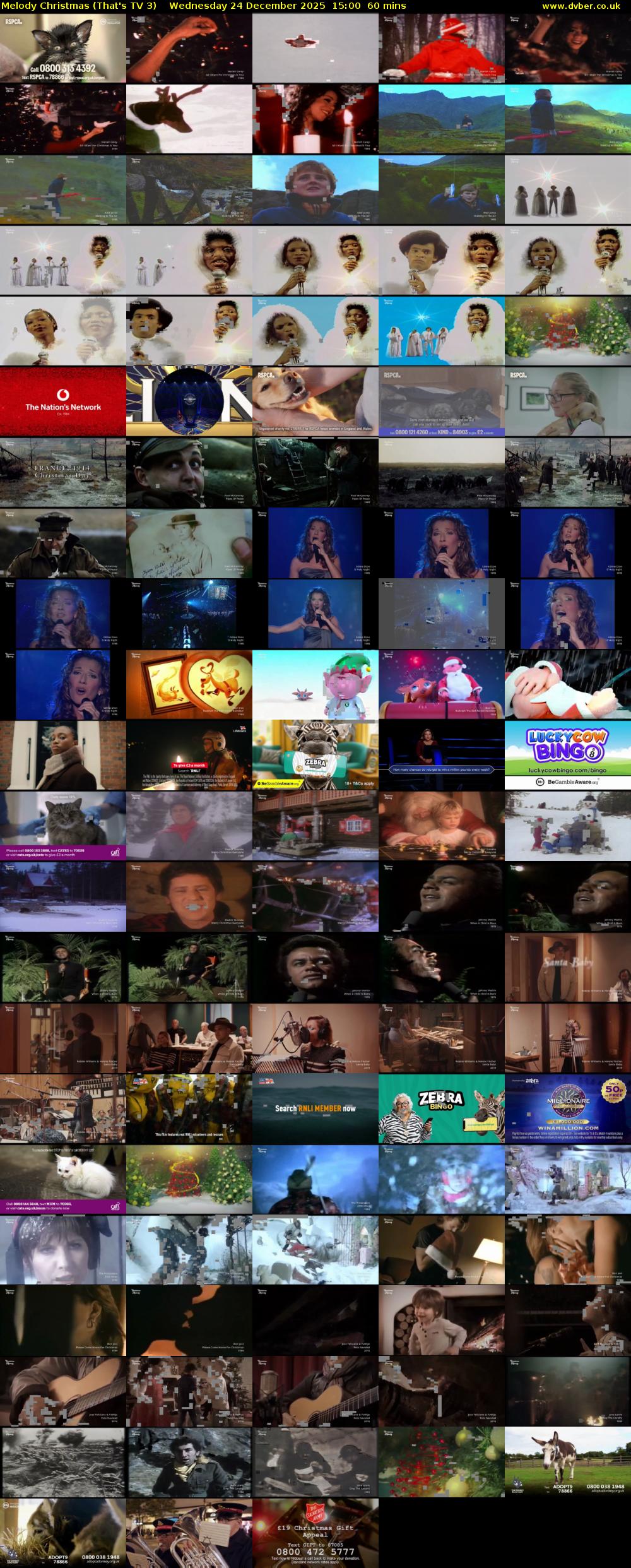 Melody Christmas (That's TV 3) Wednesday 24 December 2025 15:00 - 16:00