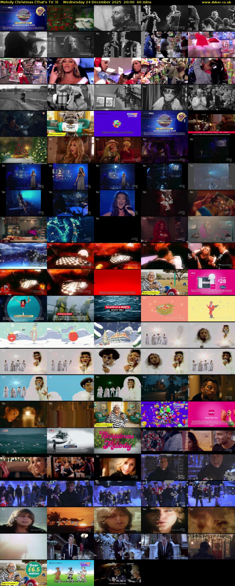 Melody Christmas (That's TV 3) Wednesday 24 December 2025 20:00 - 21:00