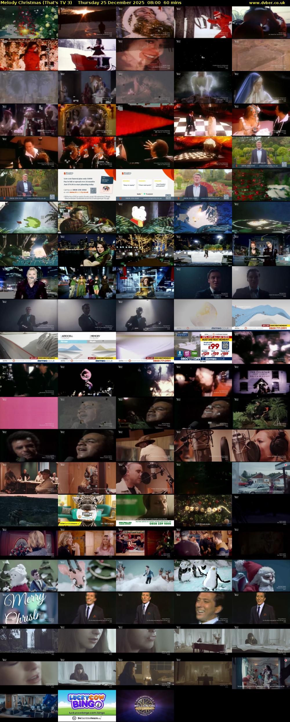 Melody Christmas (That's TV 3) Thursday 25 December 2025 08:00 - 09:00