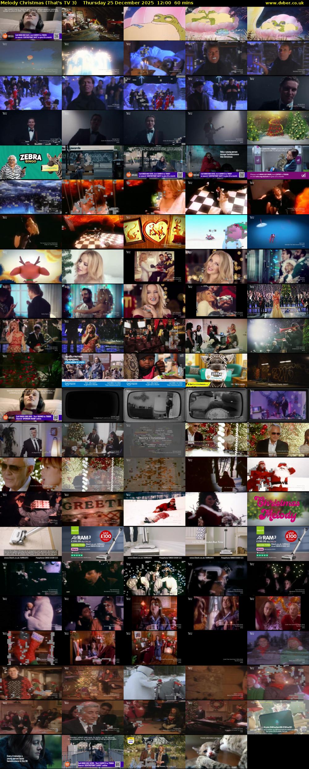 Melody Christmas (That's TV 3) Thursday 25 December 2025 12:00 - 13:00