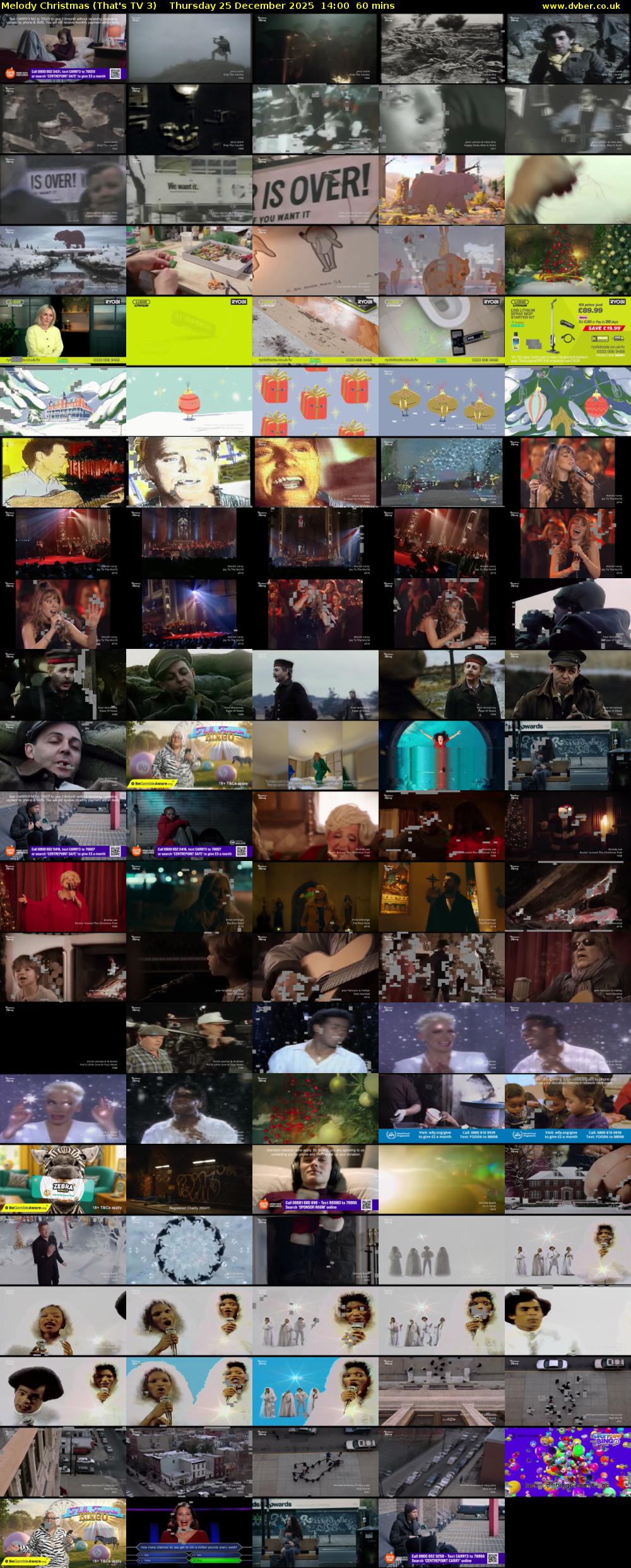 Melody Christmas (That's TV 3) Thursday 25 December 2025 14:00 - 15:00