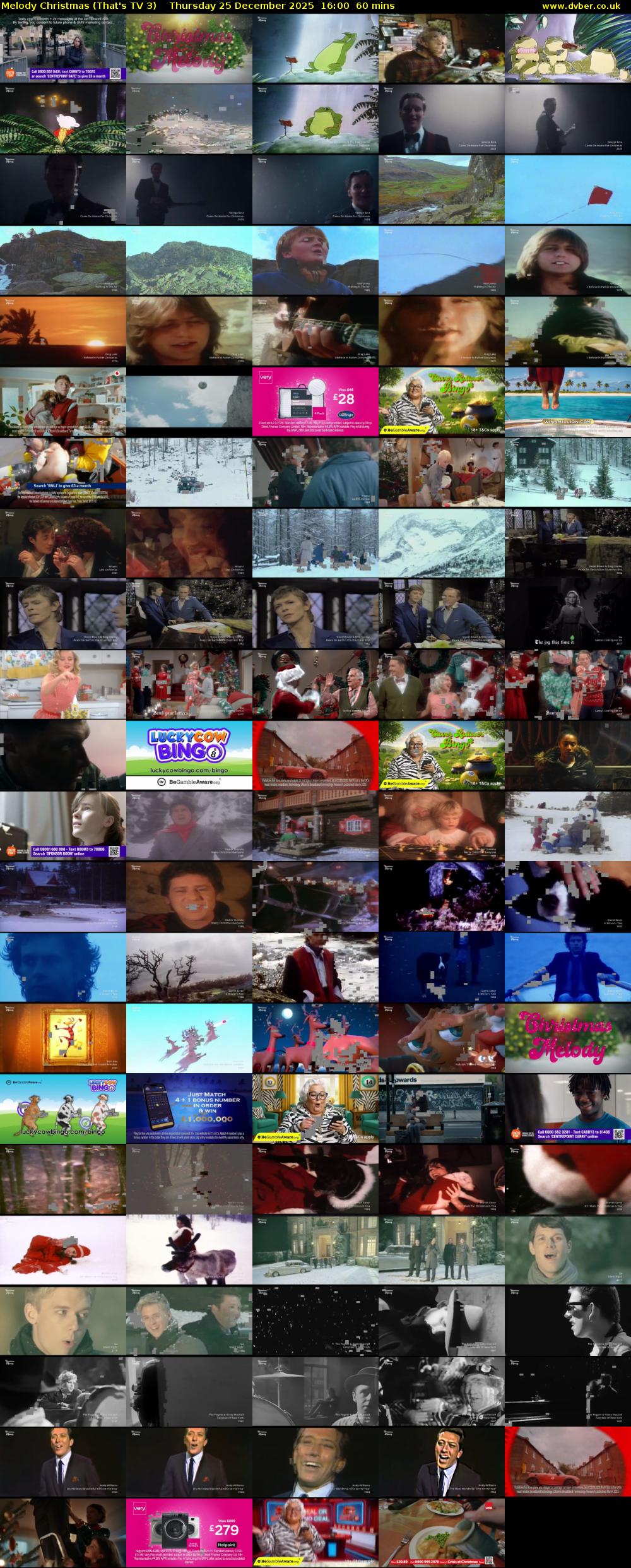 Melody Christmas (That's TV 3) Thursday 25 December 2025 16:00 - 17:00