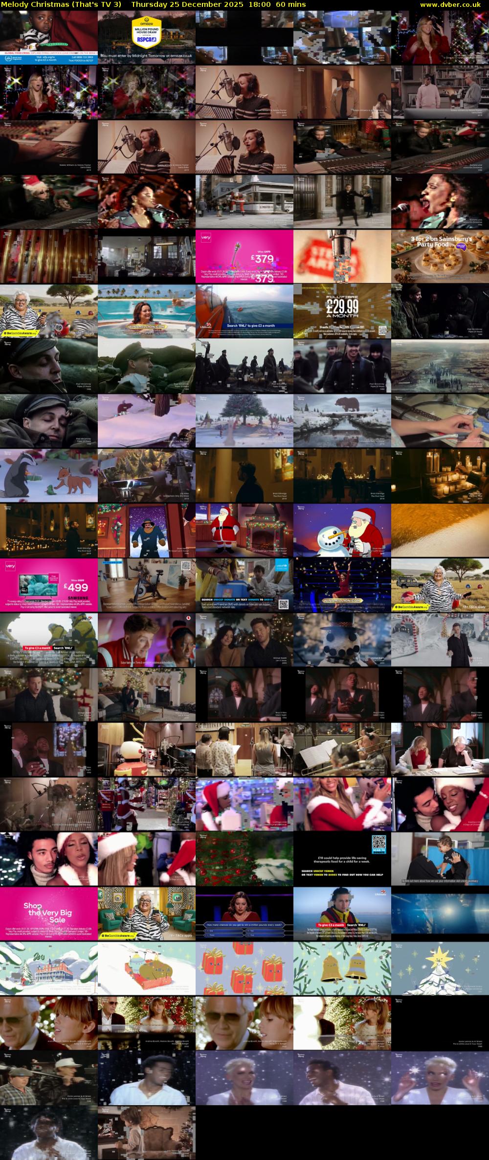 Melody Christmas (That's TV 3) Thursday 25 December 2025 18:00 - 19:00