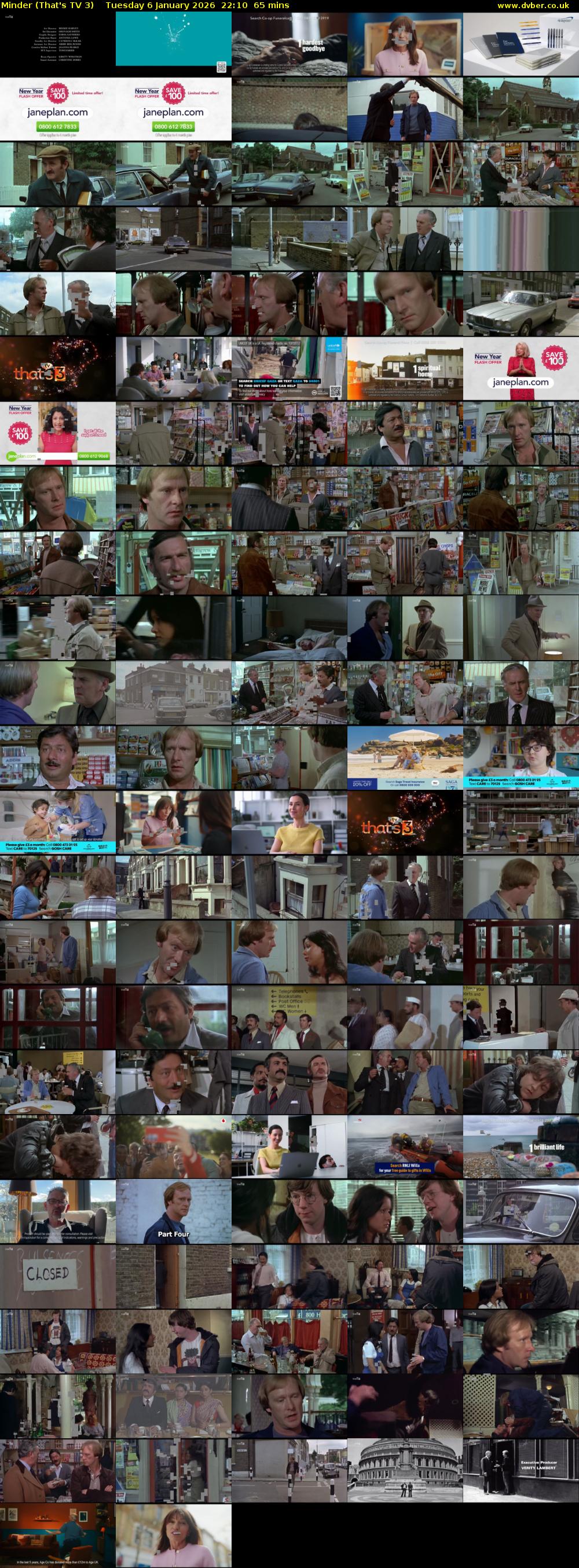 Minder (That's TV 3) Tuesday 6 January 2026 22:10 - 23:15