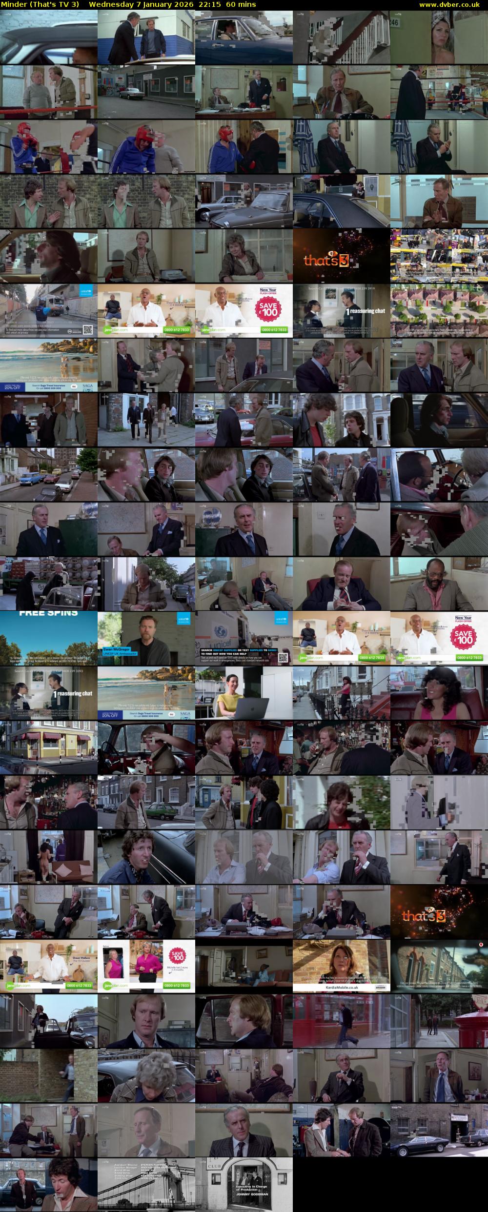 Minder (That's TV 3) Wednesday 7 January 2026 22:15 - 23:15