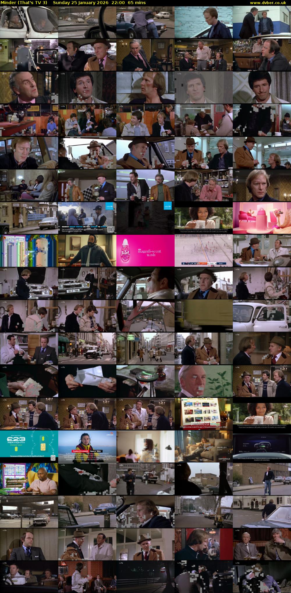 Minder (That's TV 3) Sunday 25 January 2026 22:00 - 23:05