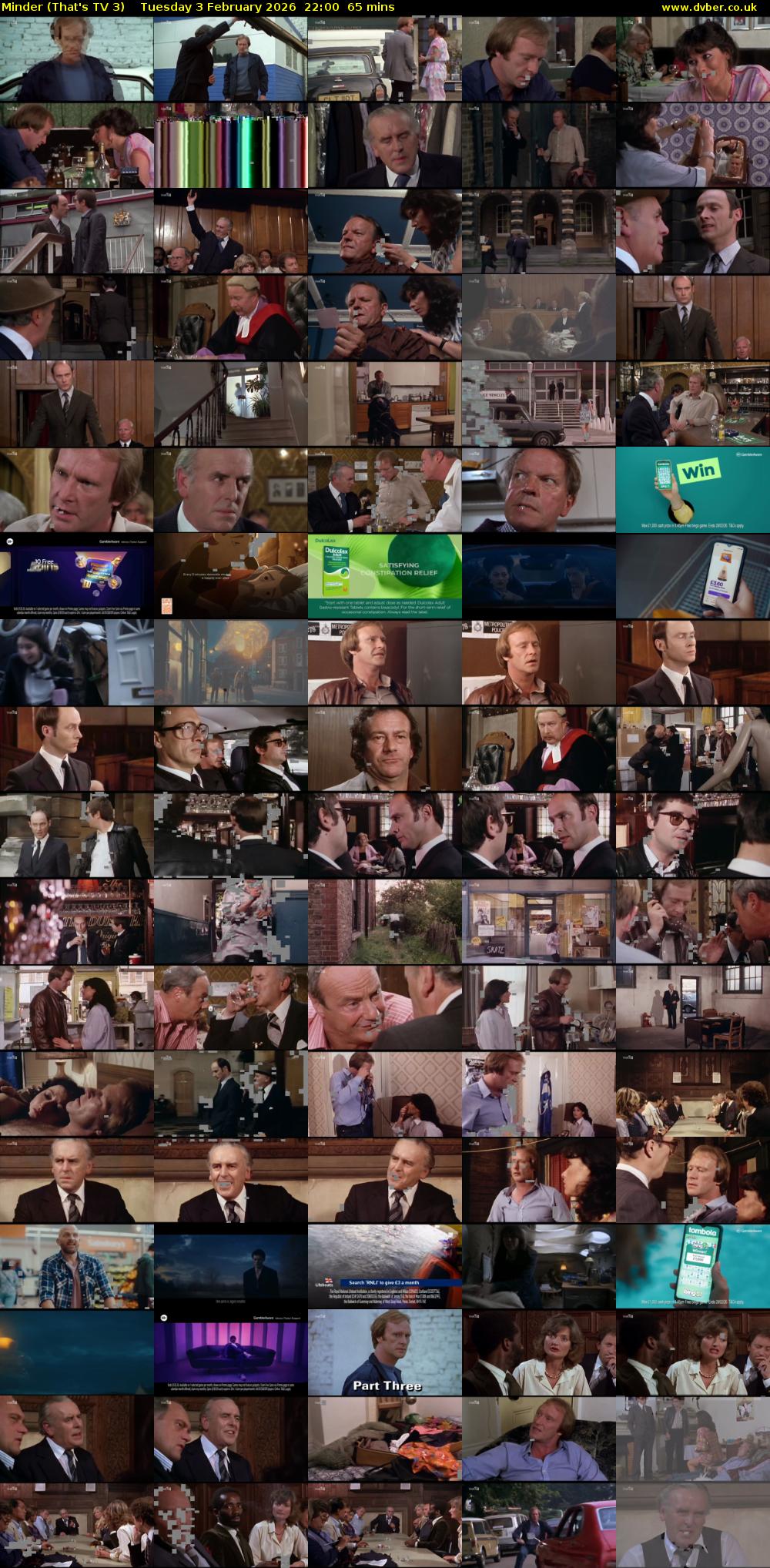 Minder (That's TV 3) Tuesday 3 February 2026 22:00 - 23:05