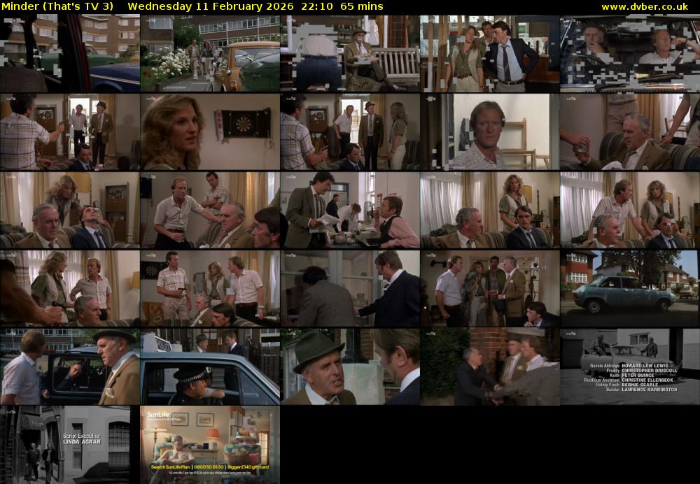 Minder (That's TV 3) Wednesday 11 February 2026 22:10 - 23:15