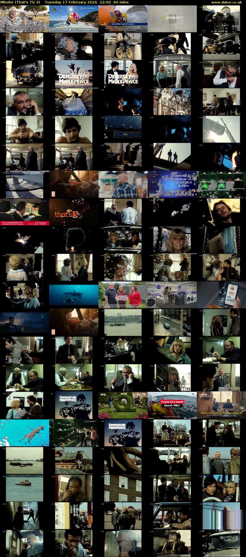 Minder (That's TV 3) Tuesday 17 February 2026 22:00 - 23:00