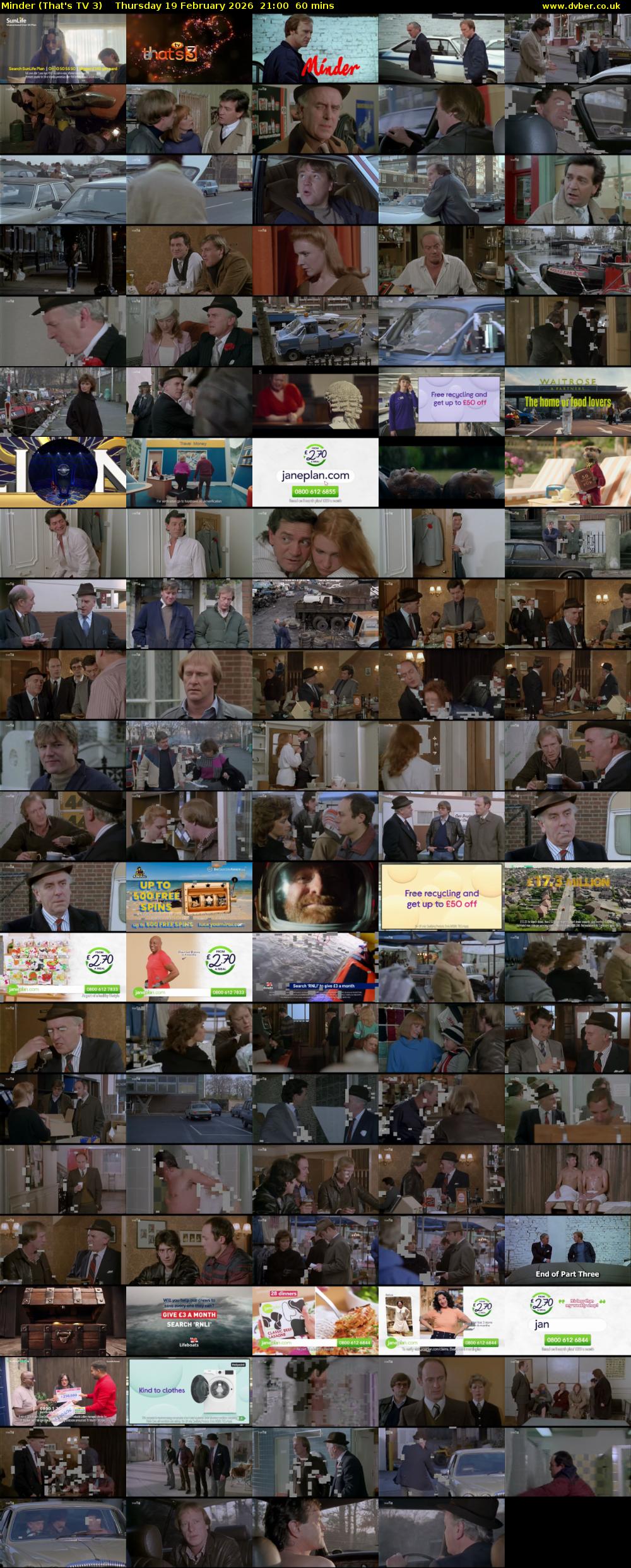 Minder (That's TV 3) Thursday 19 February 2026 21:00 - 22:00