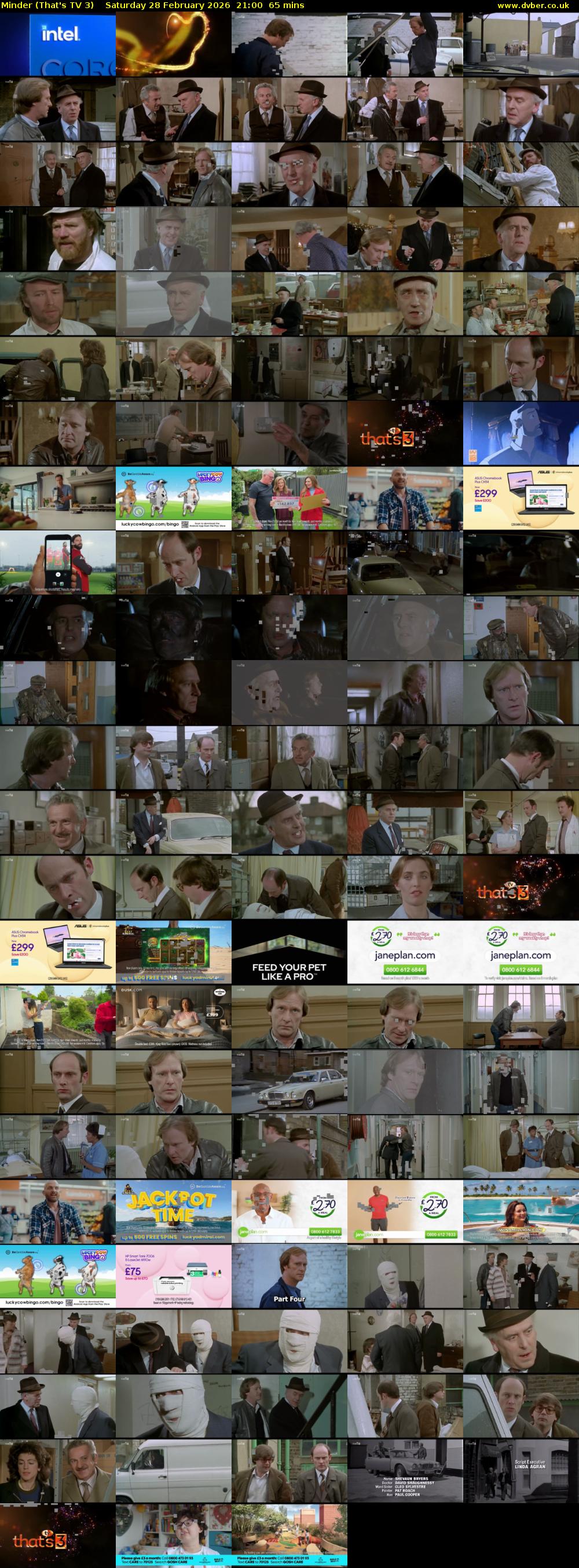 Minder (That's TV 3) Saturday 28 February 2026 21:00 - 22:05