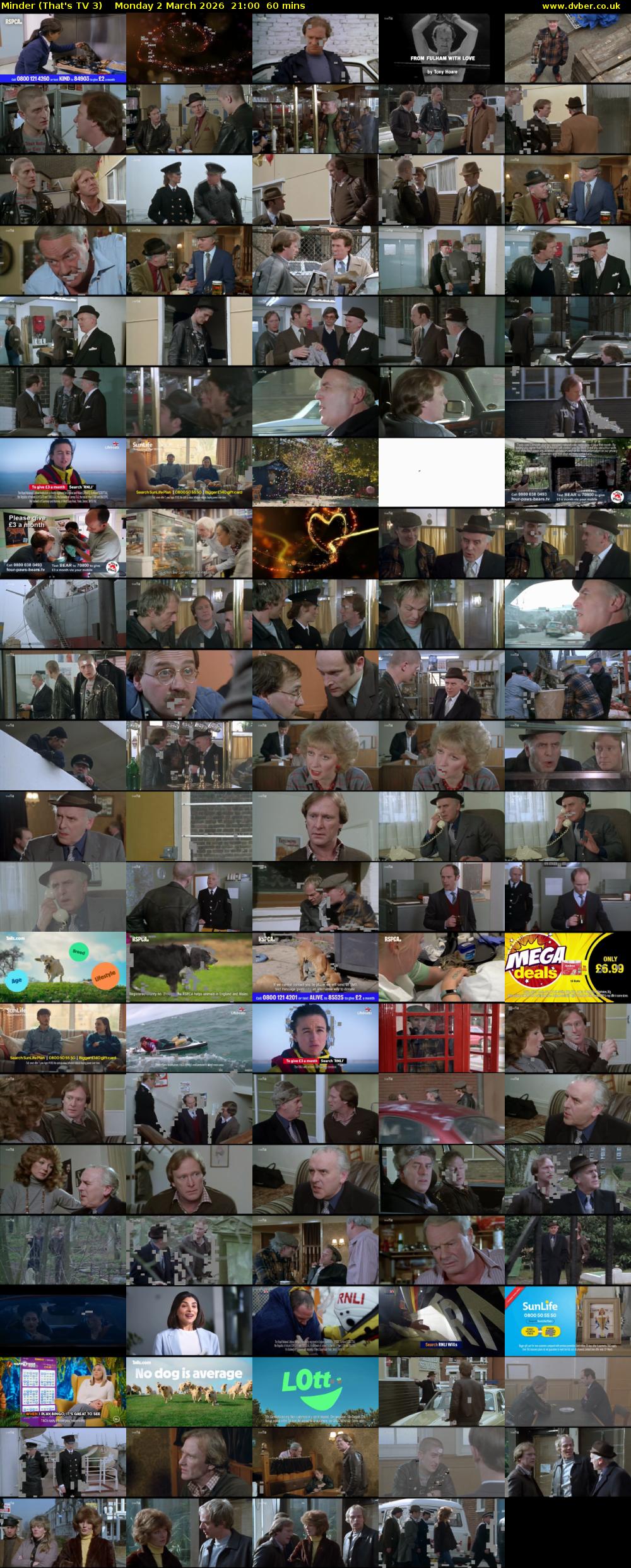 Minder (That's TV 3) Monday 2 March 2026 21:00 - 22:00