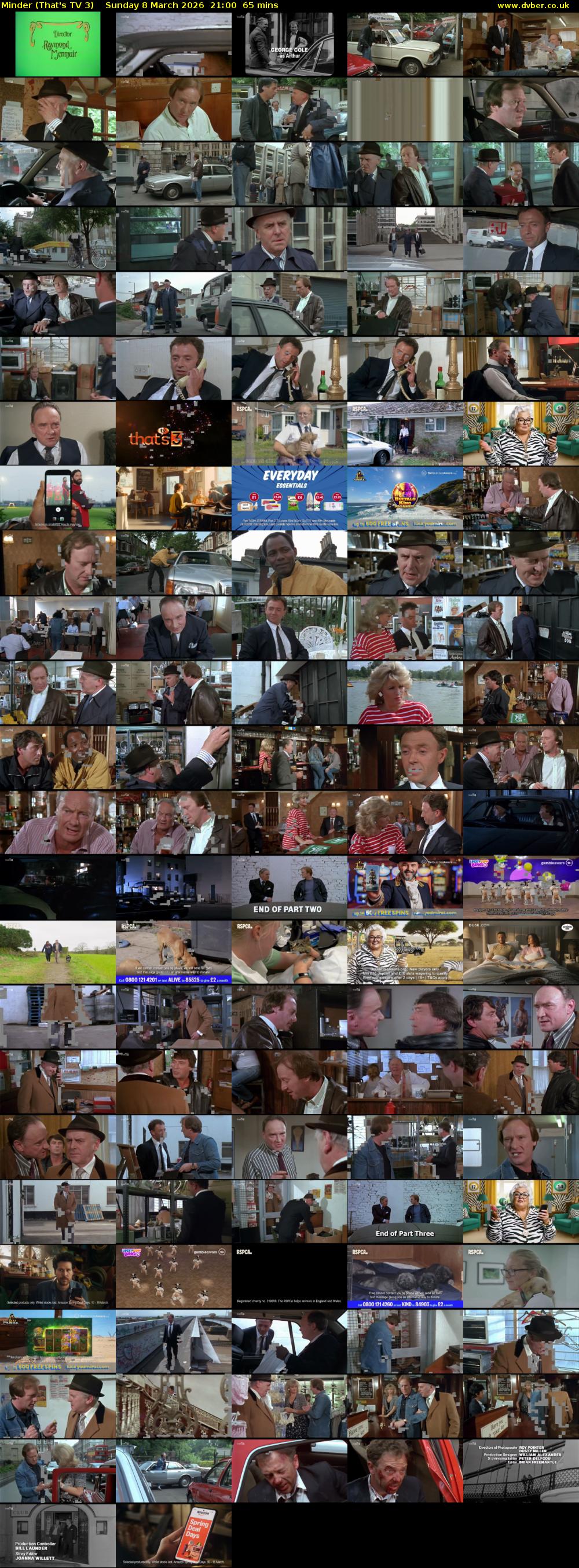 Minder (That's TV 3) Sunday 8 March 2026 21:00 - 22:05