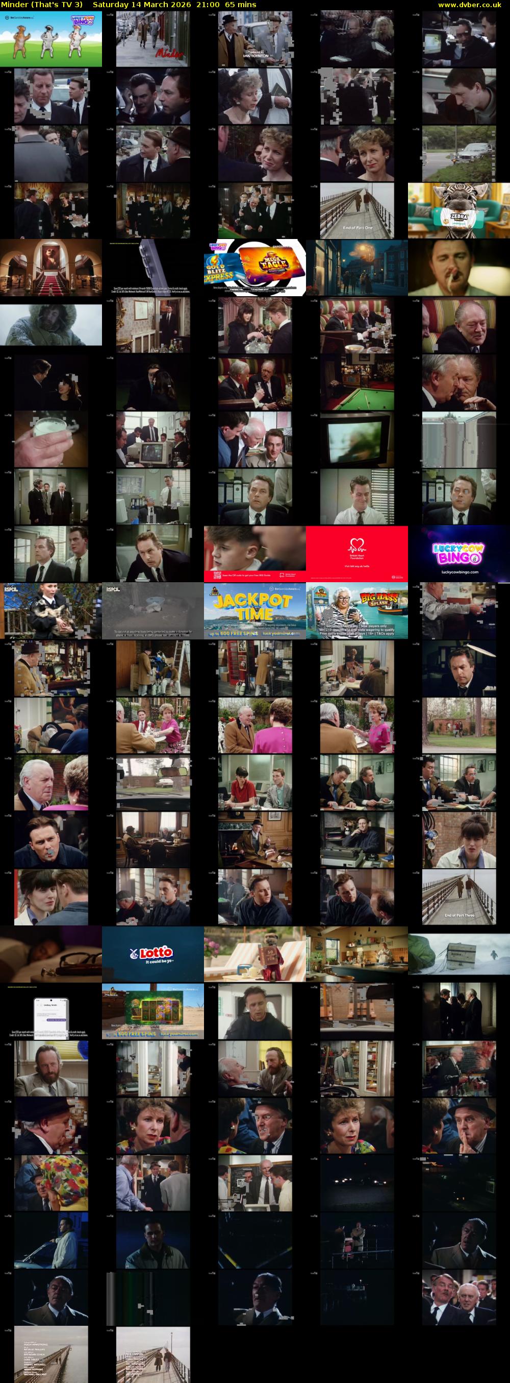 Minder (That's TV 3) Saturday 14 March 2026 21:00 - 22:05