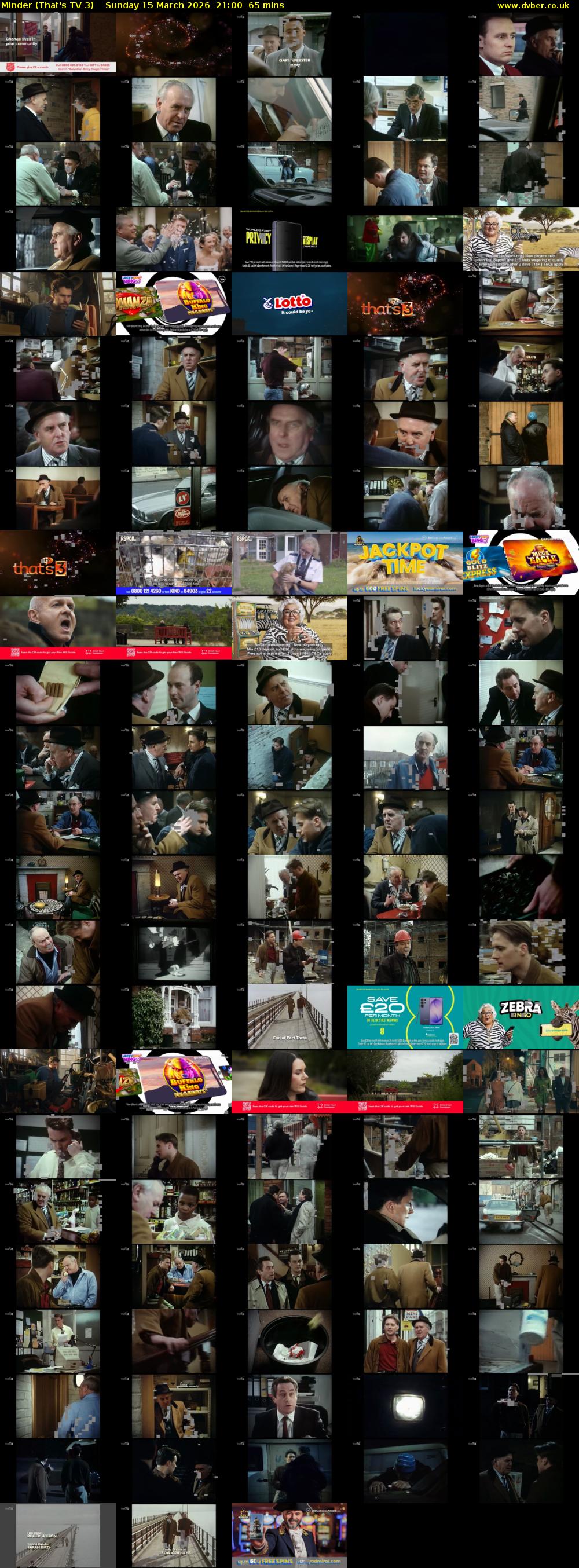 Minder (That's TV 3) Sunday 15 March 2026 21:00 - 22:05