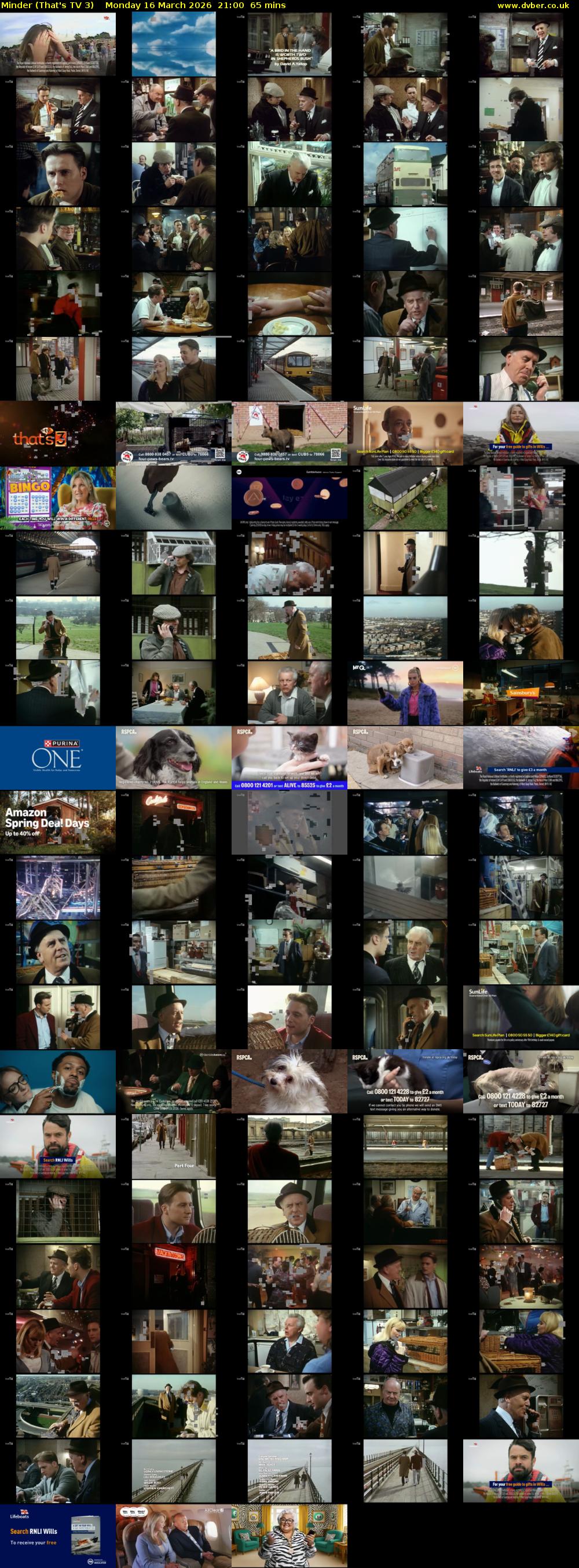 Minder (That's TV 3) Monday 16 March 2026 21:00 - 22:05