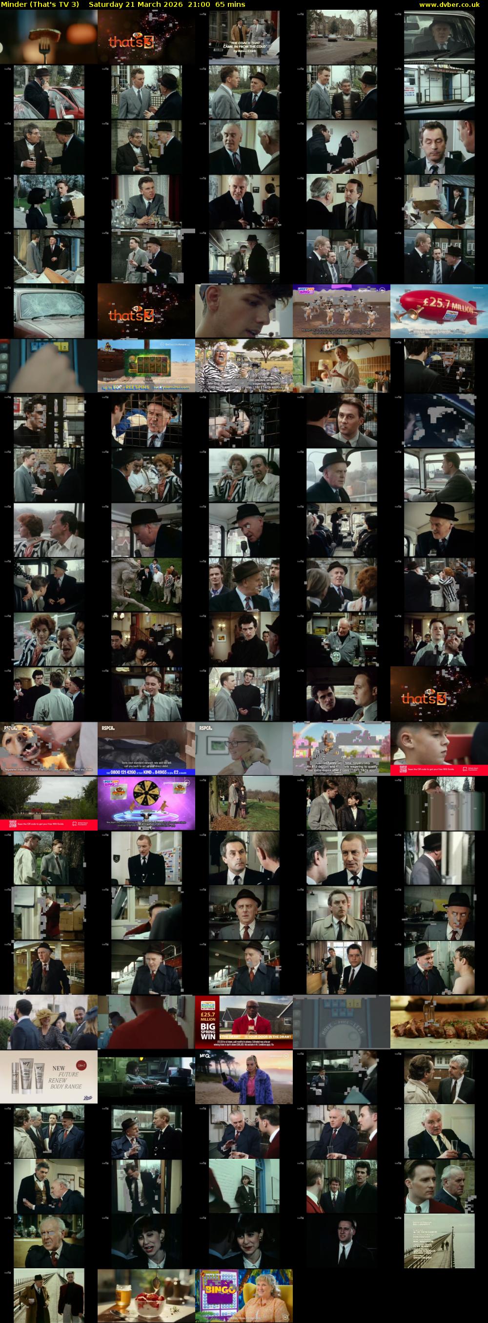 Minder (That's TV 3) Saturday 21 March 2026 21:00 - 22:05