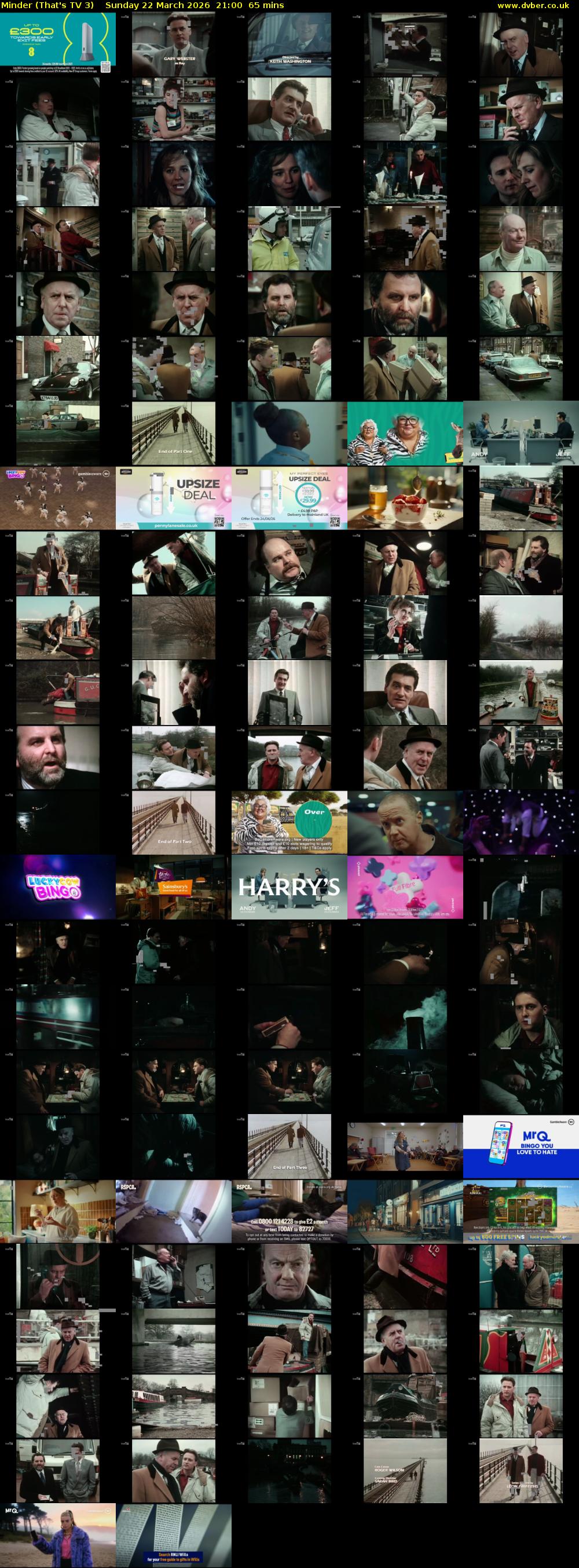 Minder (That's TV 3) Sunday 22 March 2026 21:00 - 22:05