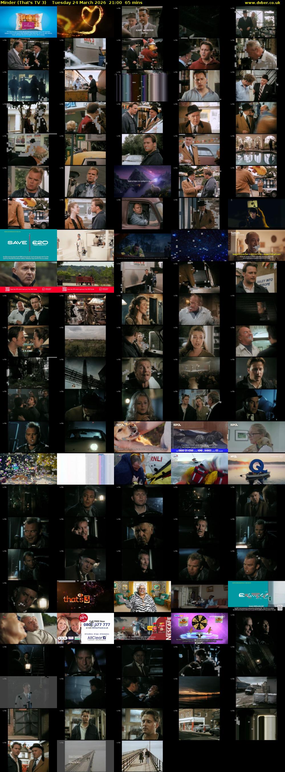 Minder (That's TV 3) Tuesday 24 March 2026 21:00 - 22:05