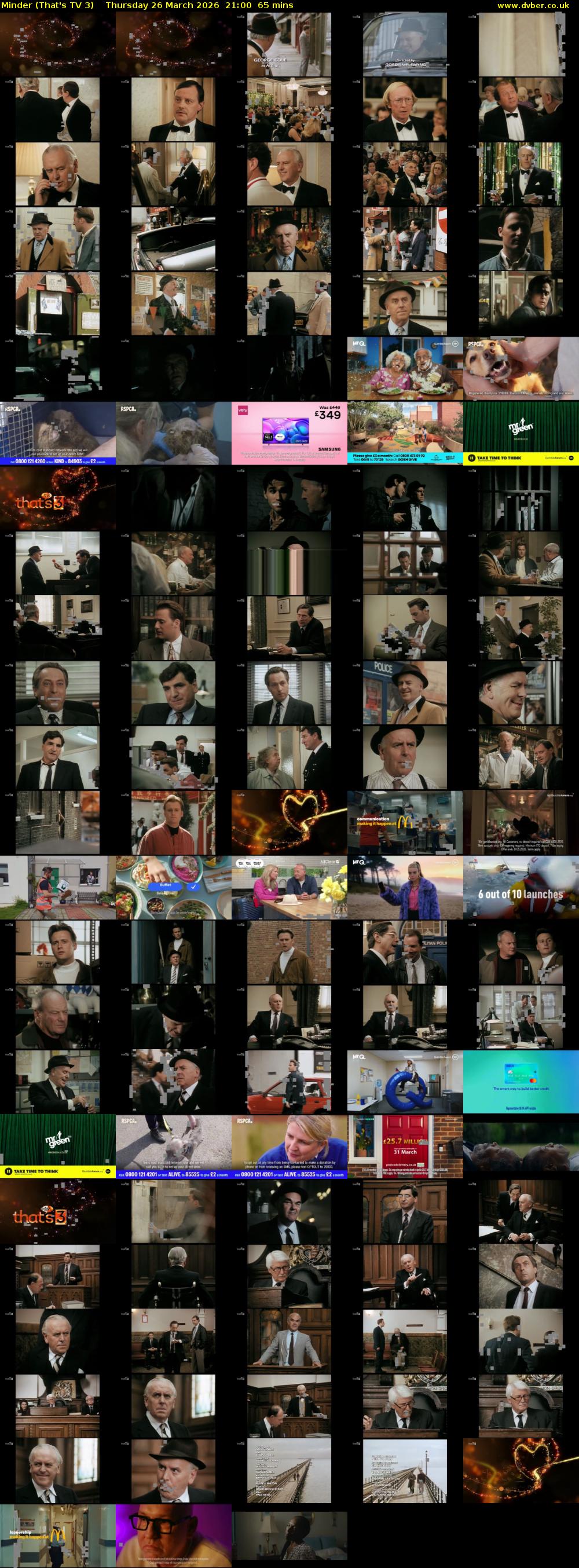 Minder (That's TV 3) Thursday 26 March 2026 21:00 - 22:05