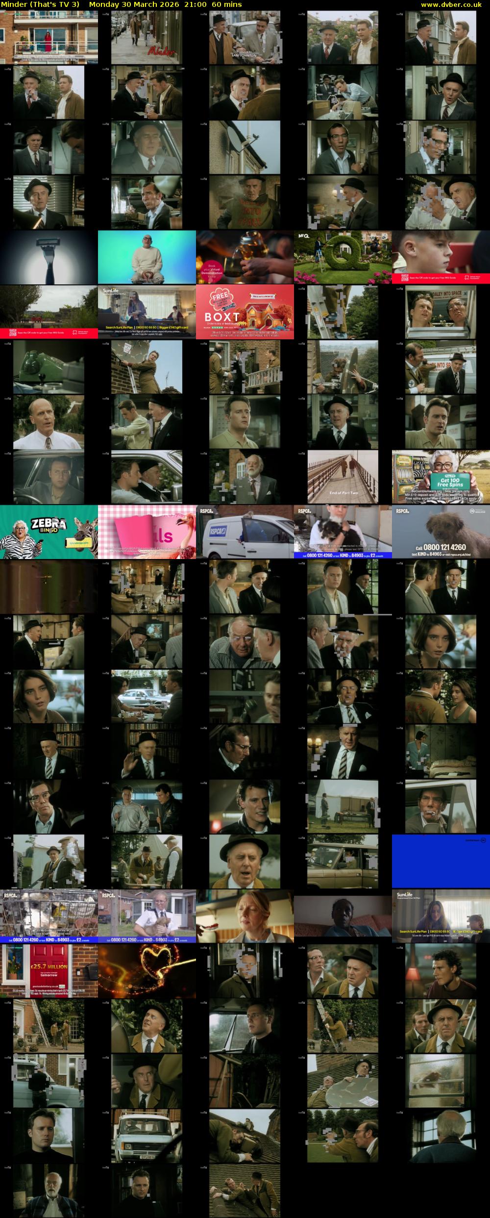 Minder (That's TV 3) Monday 30 March 2026 21:00 - 22:00