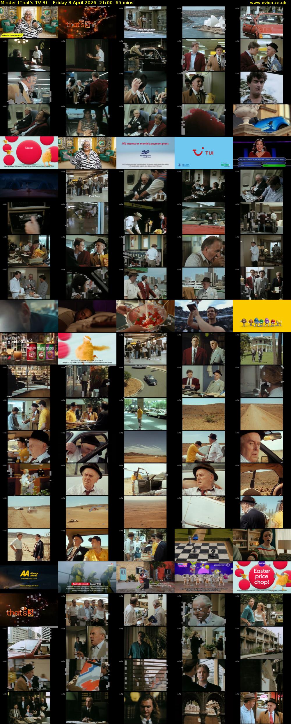 Minder (That's TV 3) Friday 3 April 2026 21:00 - 22:05