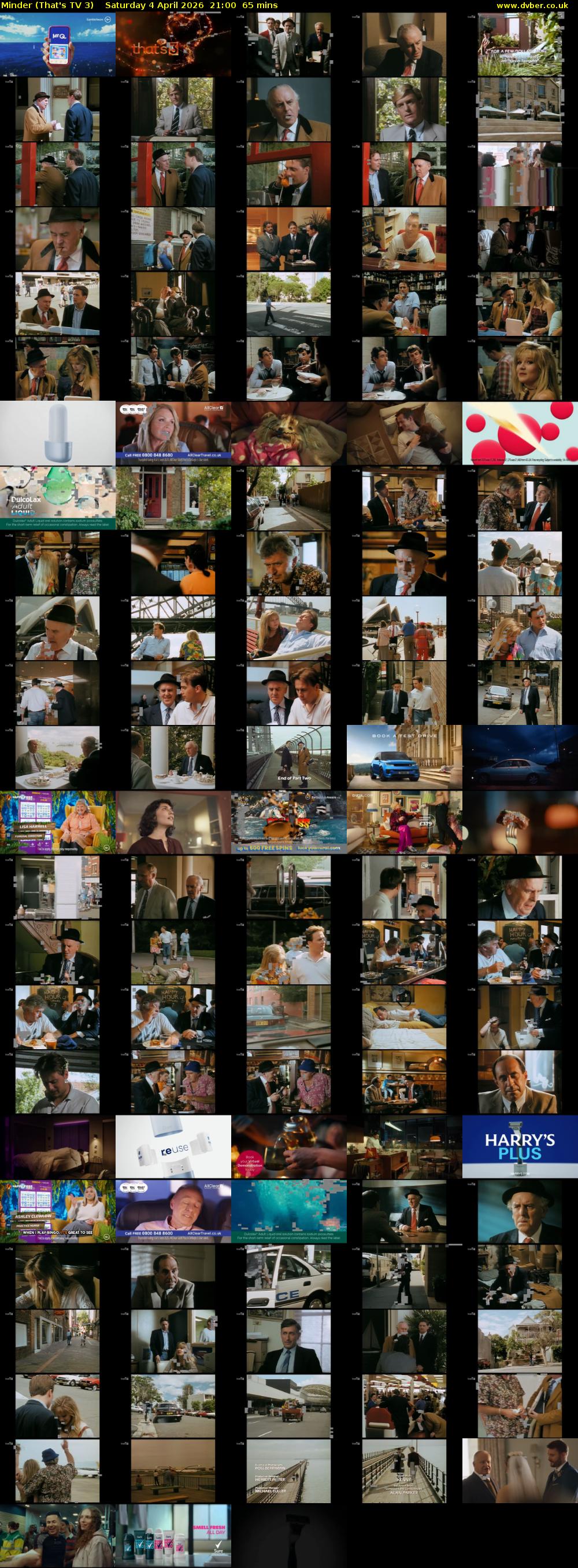 Minder (That's TV 3) Saturday 4 April 2026 21:00 - 22:05