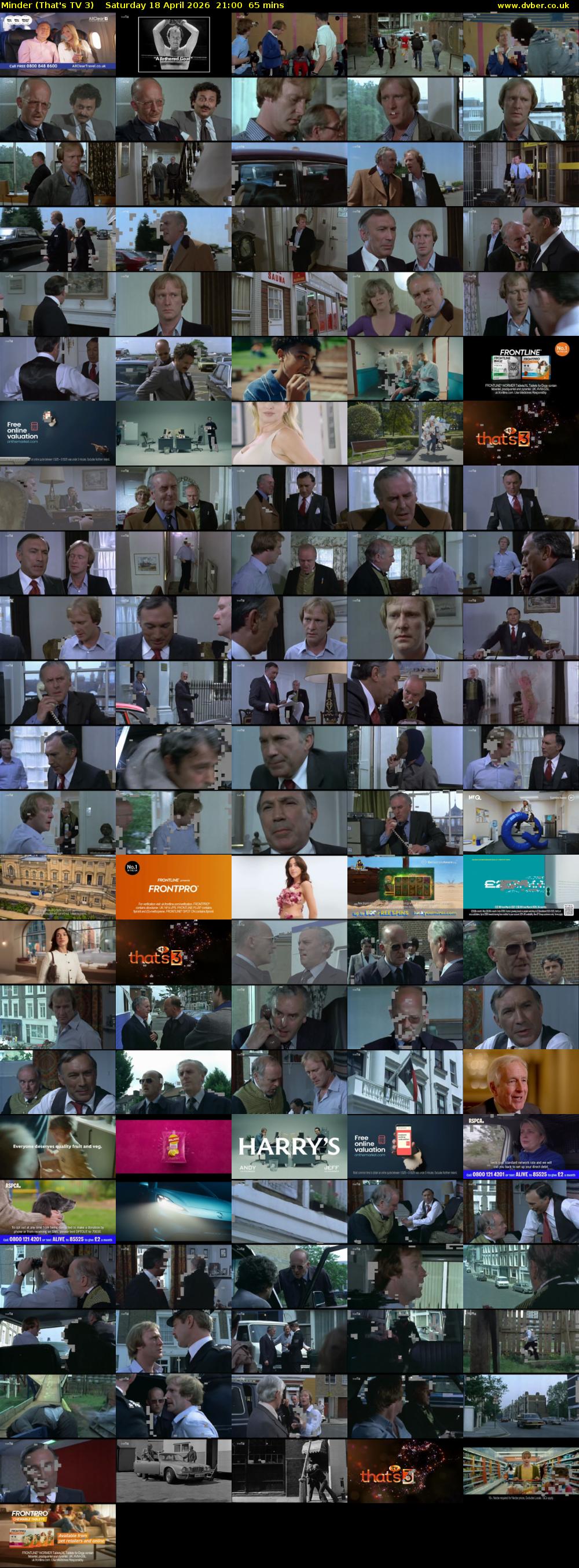 Minder (That's TV 3) Saturday 18 April 2026 21:00 - 22:05