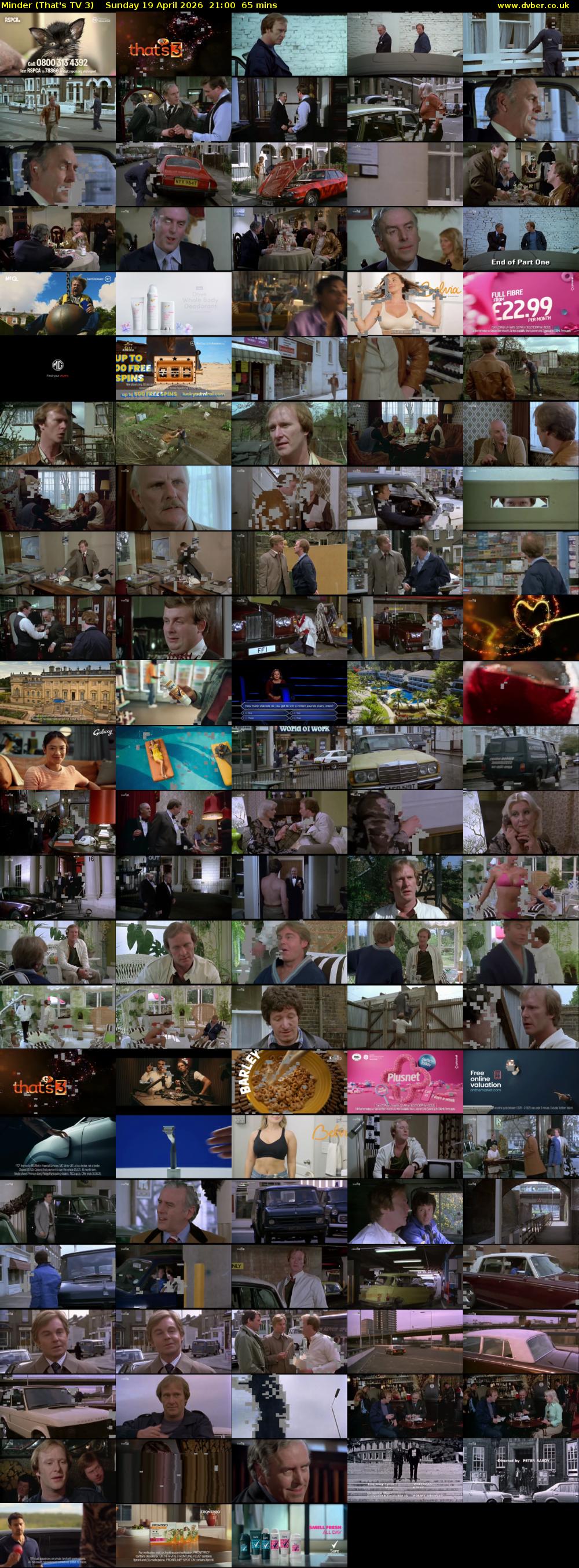 Minder (That's TV 3) Sunday 19 April 2026 21:00 - 22:05