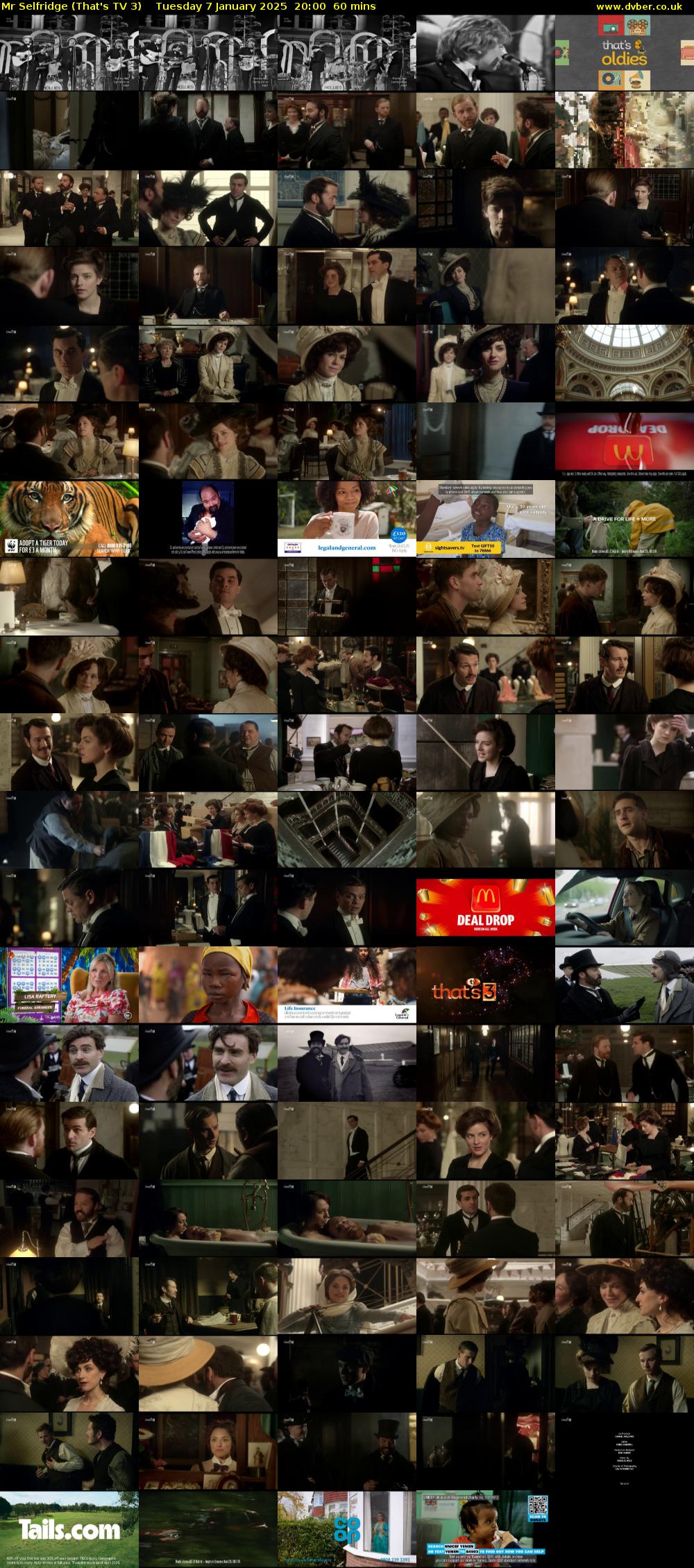 Mr Selfridge (That's TV 3) Tuesday 7 January 2025 20:00 - 21:00