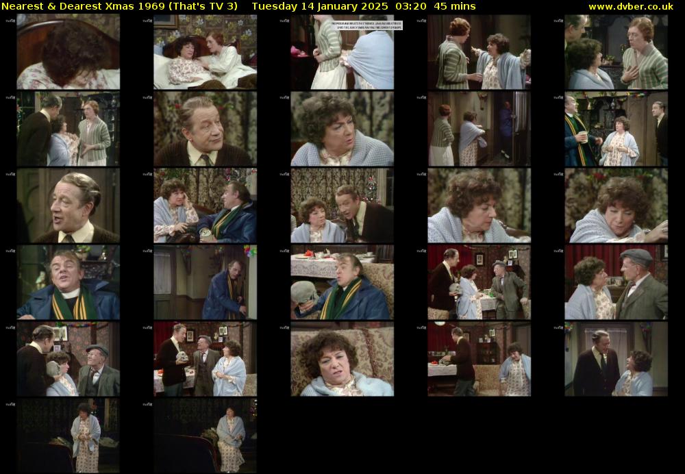 Nearest & Dearest Xmas 1969 (That's TV 3) Tuesday 14 January 2025 03:20 - 04:05