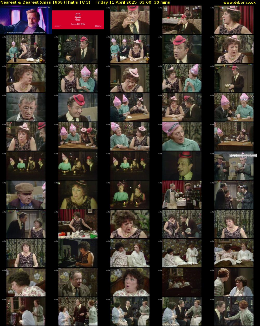 Nearest & Dearest Xmas 1969 (That's TV 3) Friday 11 April 2025 03:00 - 03:30