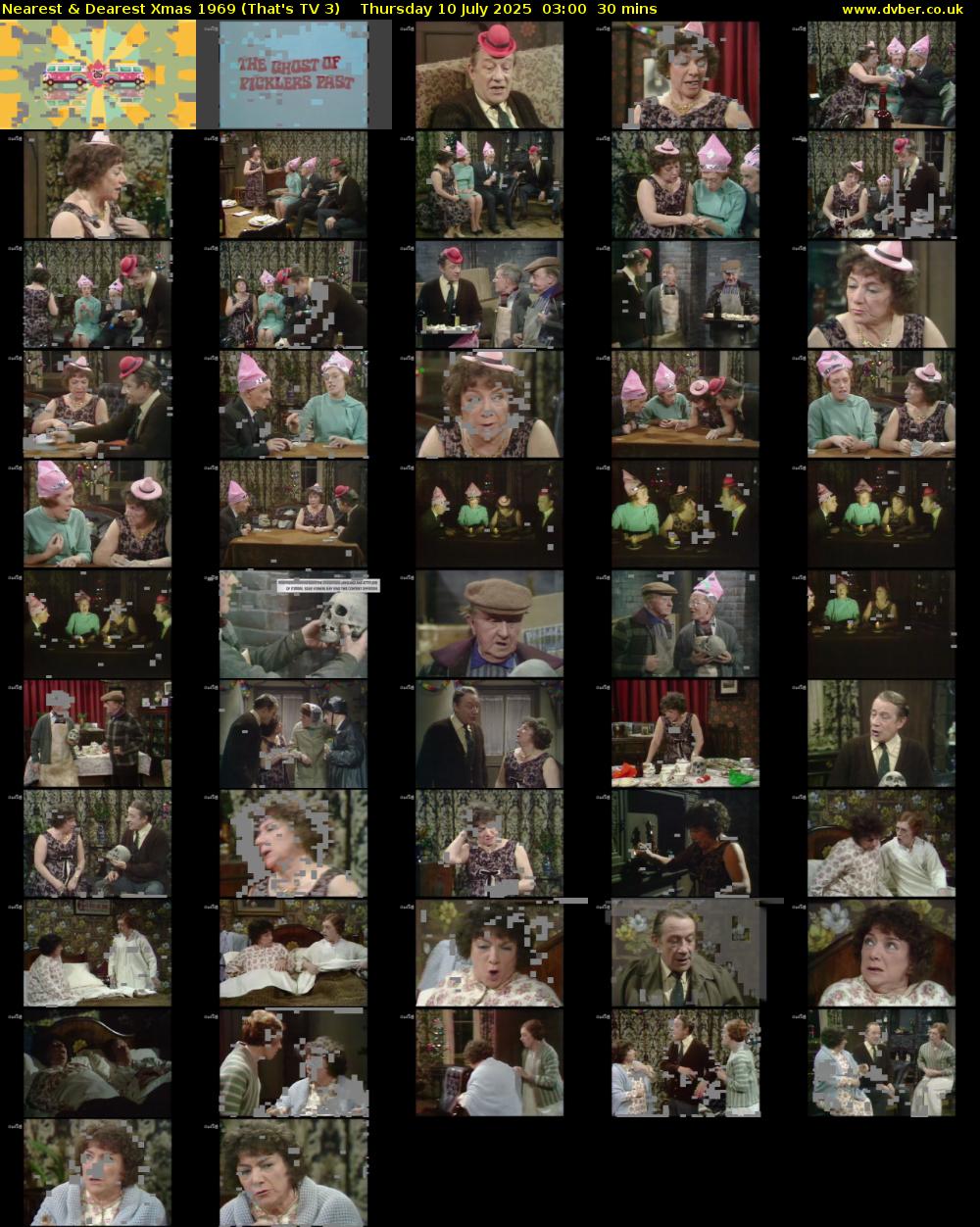 Nearest & Dearest Xmas 1969 (That's TV 3) Thursday 10 July 2025 03:00 - 03:30