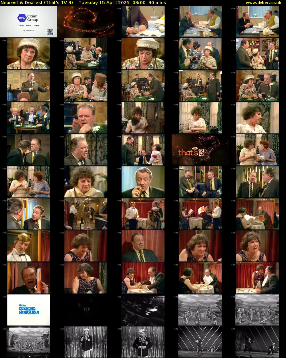 Nearest & Dearest (That's TV 3) Tuesday 15 April 2025 03:00 - 03:30