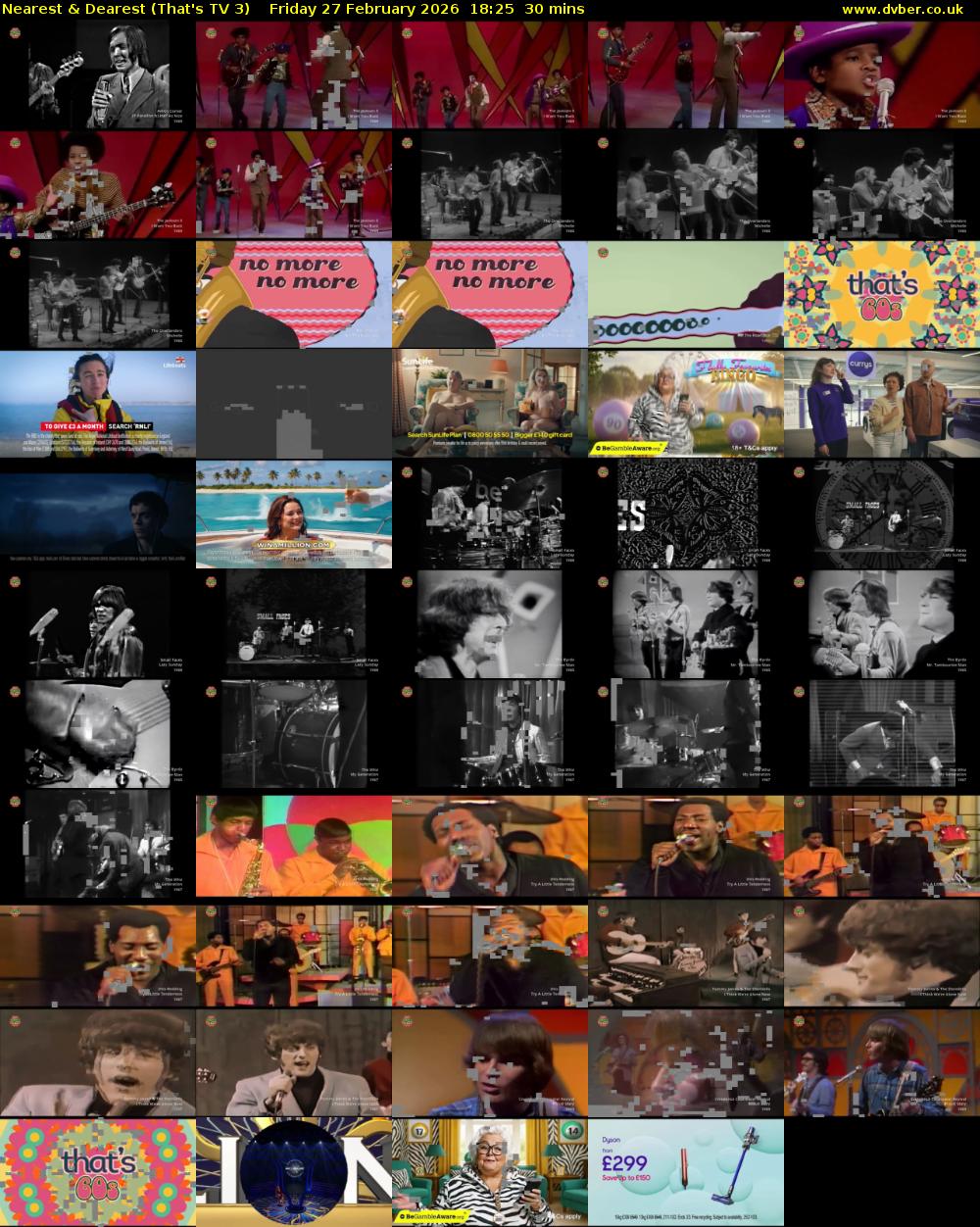 Nearest & Dearest (That's TV 3) Friday 27 February 2026 18:25 - 18:55