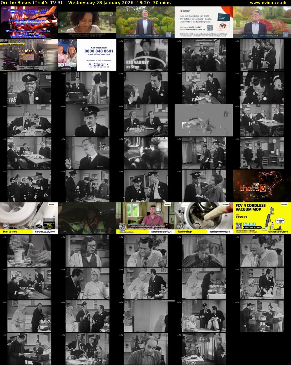 On The Buses (That's TV 3) Wednesday 28 January 2026 18:20 - 18:50