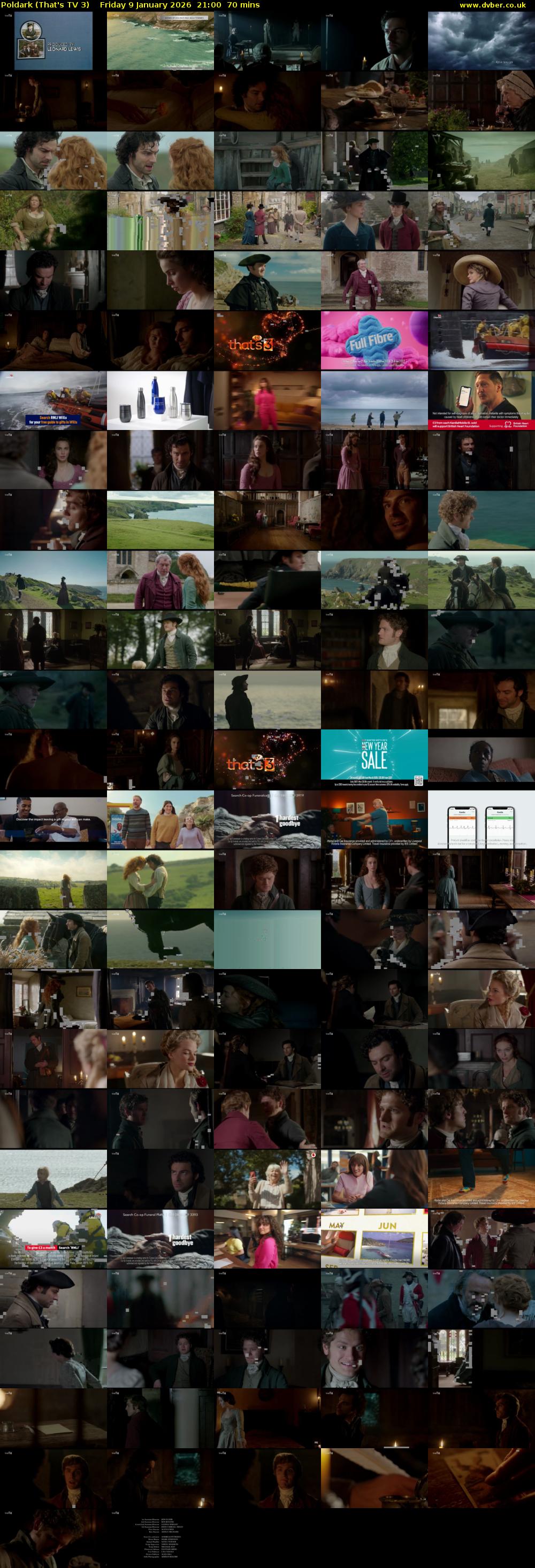 Poldark (That's TV 3) Friday 9 January 2026 21:00 - 22:10