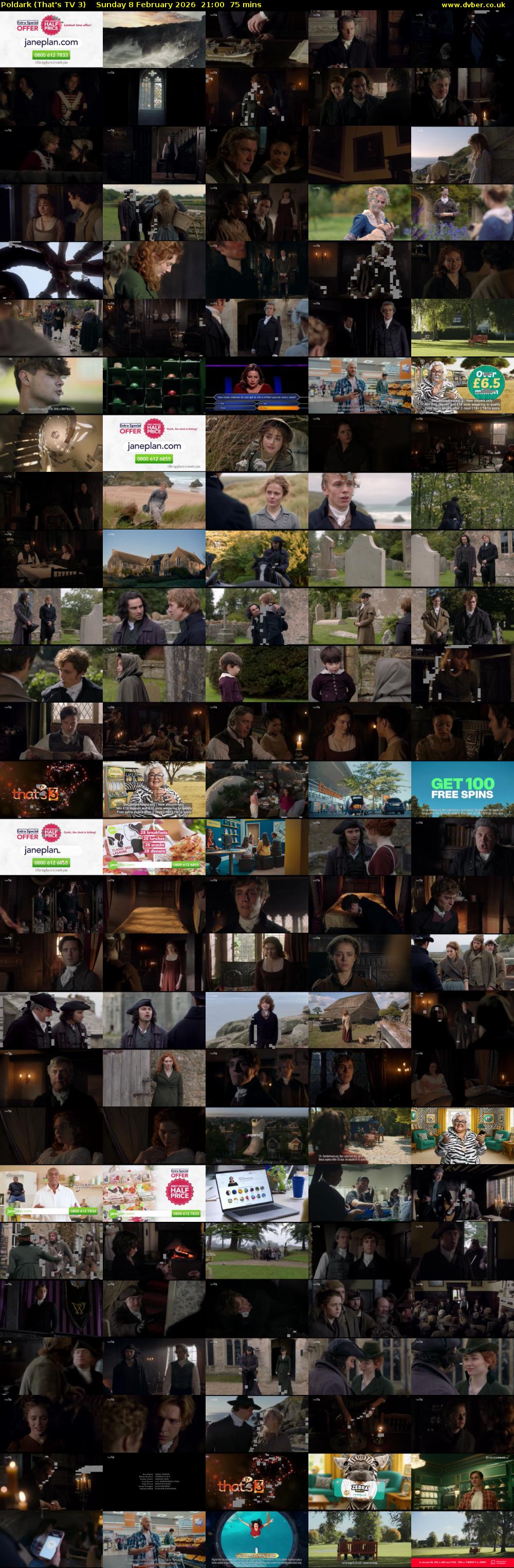 Poldark (That's TV 3) Sunday 8 February 2026 21:00 - 22:15