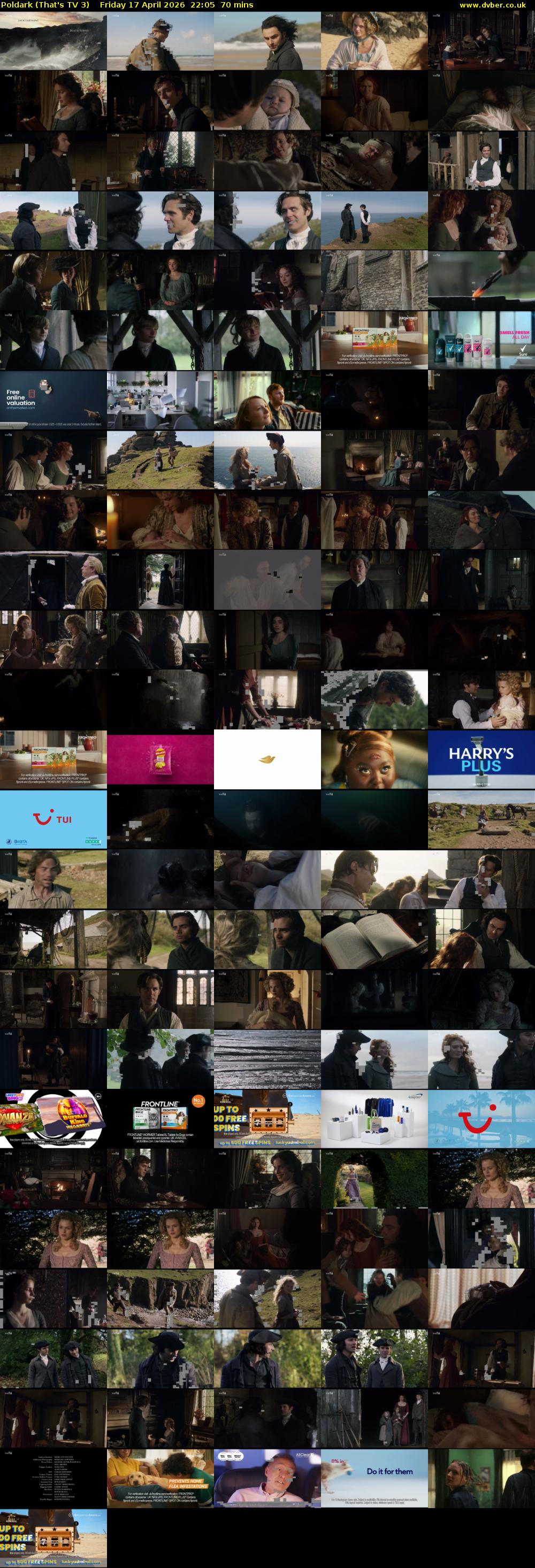 Poldark (That's TV 3) Friday 17 April 2026 22:05 - 23:15