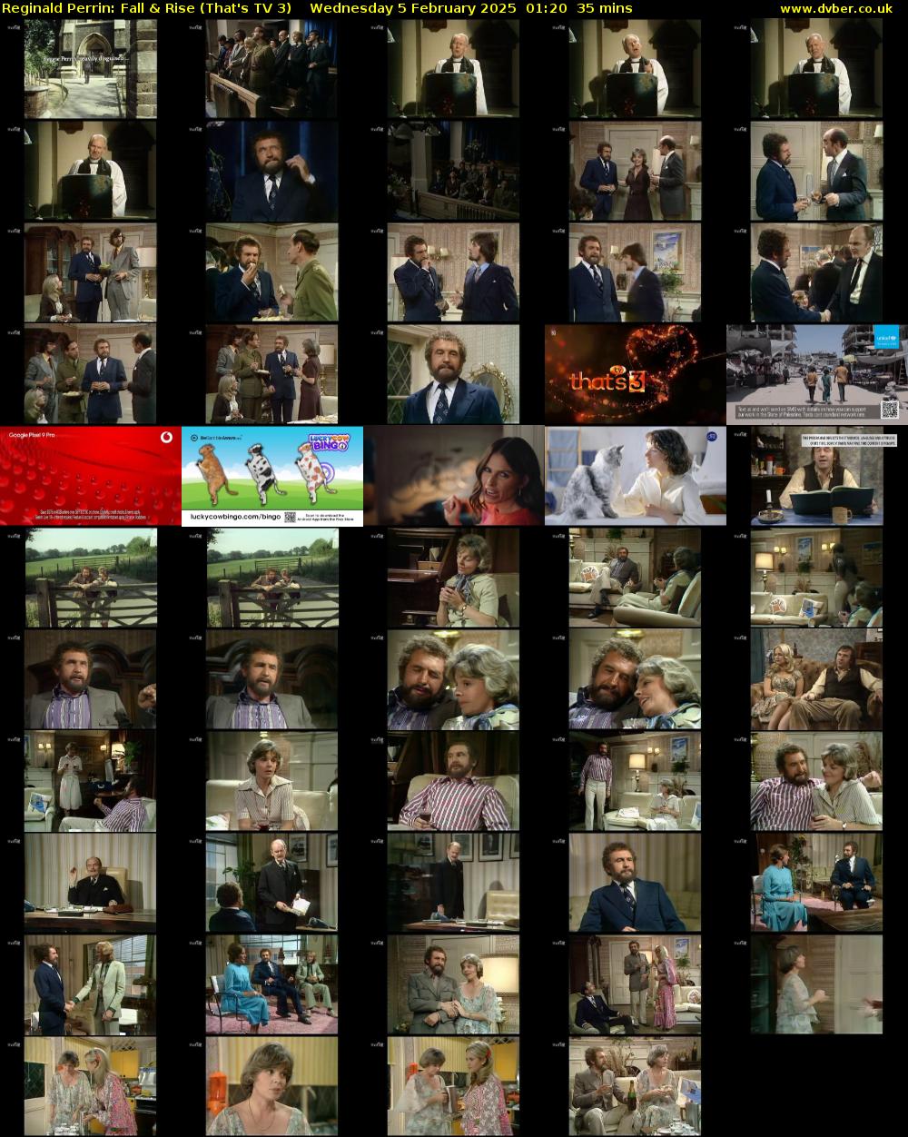 Reginald Perrin: Fall & Rise (That's TV 3) Wednesday 5 February 2025 01:20 - 01:55