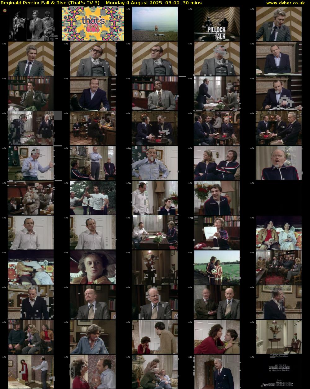 Reginald Perrin: Fall & Rise (That's TV 3) Monday 4 August 2025 03:00 - 03:30