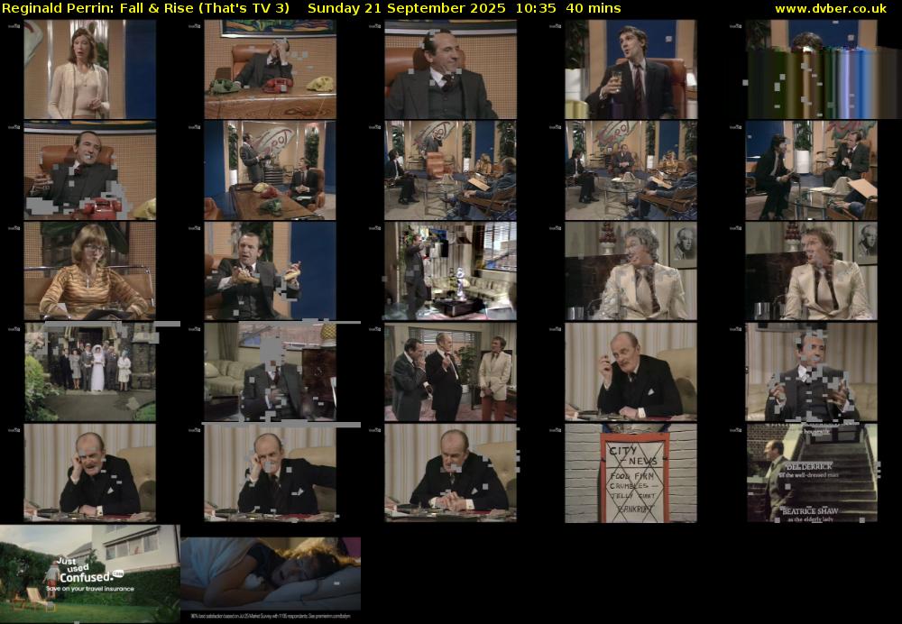 Reginald Perrin: Fall & Rise (That's TV 3) Sunday 21 September 2025 10:35 - 11:15